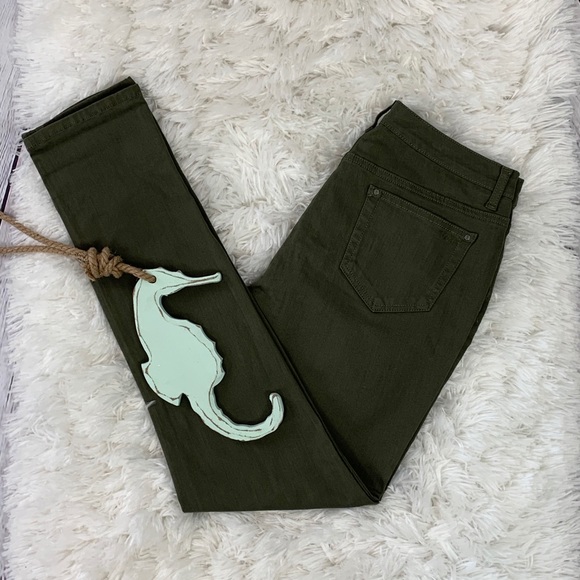 Ruff Hewn Denim - Ruff Hewn Green Skinny Jeans Size 12